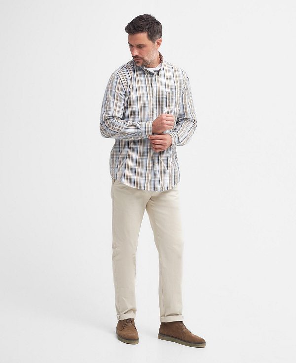 Barbour Malton Regular Shirt Blå | BABO87726