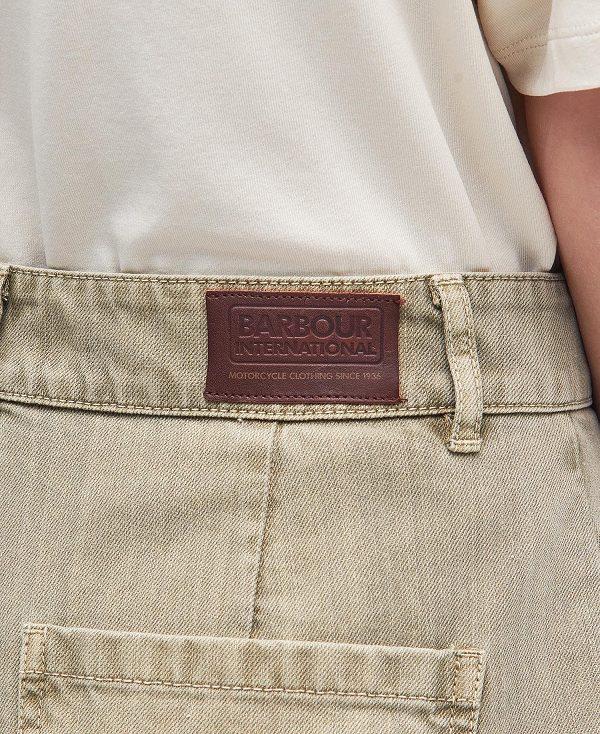 Barbour Maria Tapered Cargo Jeans Khaki | BABO89840