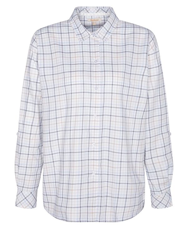 Barbour Mariner Check Relaxed Long-sleeved Shirt Flerfarvede | BABO89492