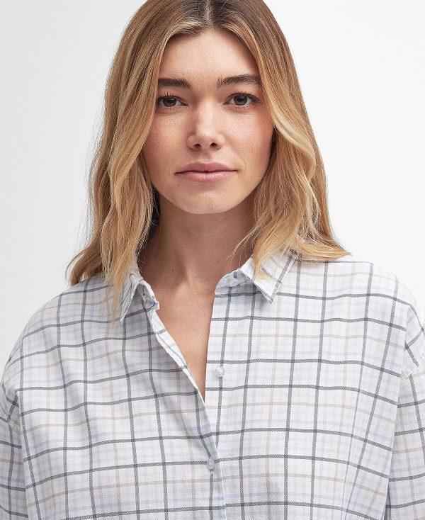 Barbour Mariner Check Relaxed Long-sleeved Shirt Flerfarvede | BABO89492