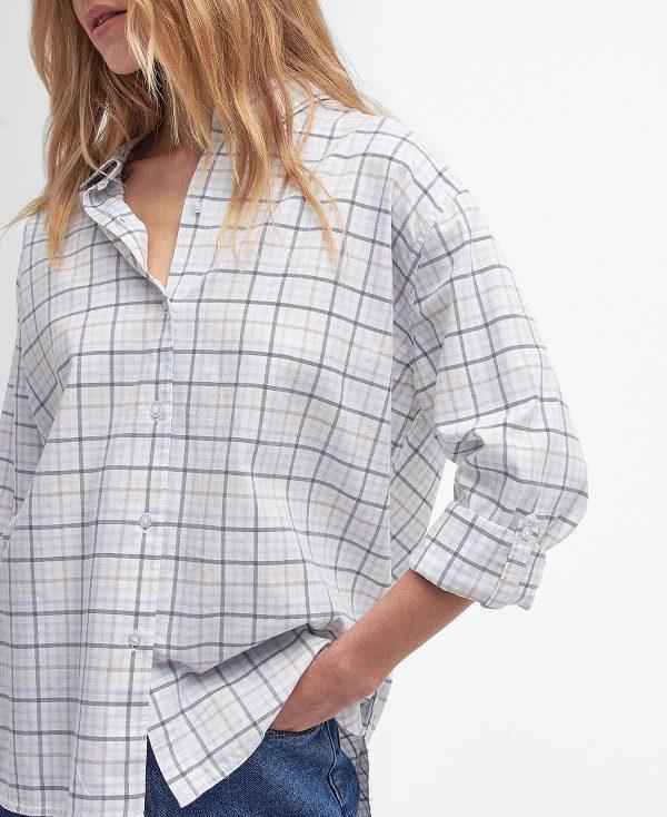 Barbour Mariner Check Relaxed Long-sleeved Shirt Flerfarvede | BABO89492