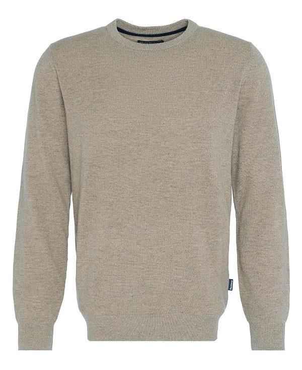 Barbour Marlow Crew Neck Jumper Beige | BABO88691