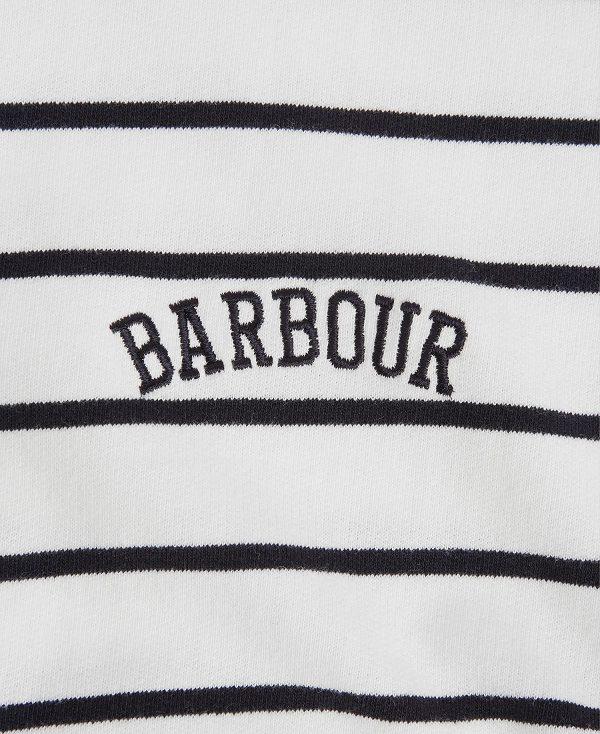 Barbour Marnie Striped Sweatshirt Mørkeblå | BABO89804