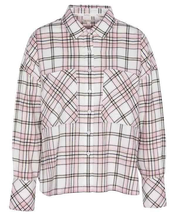 Barbour Marnie Tartan Long-sleeved Shirt Lyserød | BABO89511