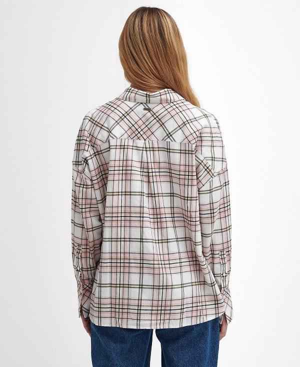 Barbour Marnie Tartan Long-sleeved Shirt Lyserød | BABO89511