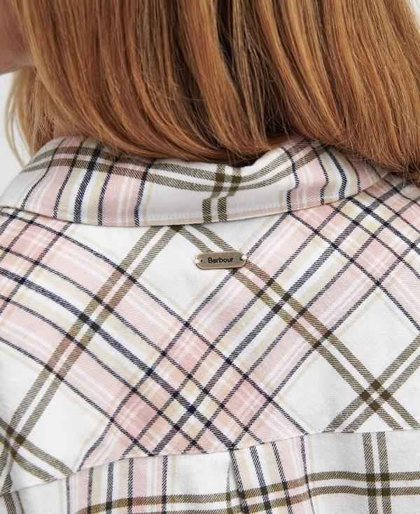 Barbour Marnie Tartan Long-sleeved Shirt Lyserød | BABO89511