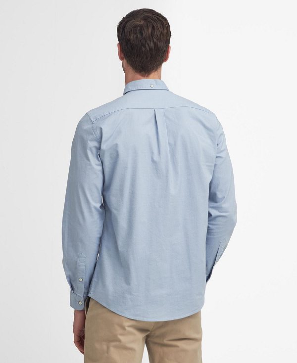 Barbour Marsden Tailored Long-sleeved Shirt Blå | BABO87921