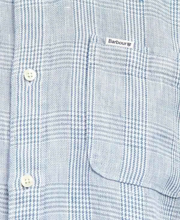 Barbour Marwood Tailored Shirt Blå | BABO87625