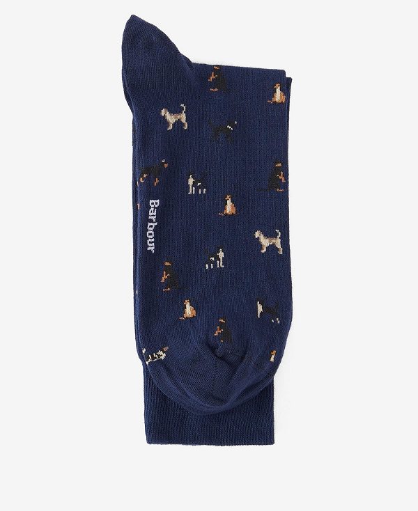 Barbour Mavin Socks Mørkeblå | BABO89123