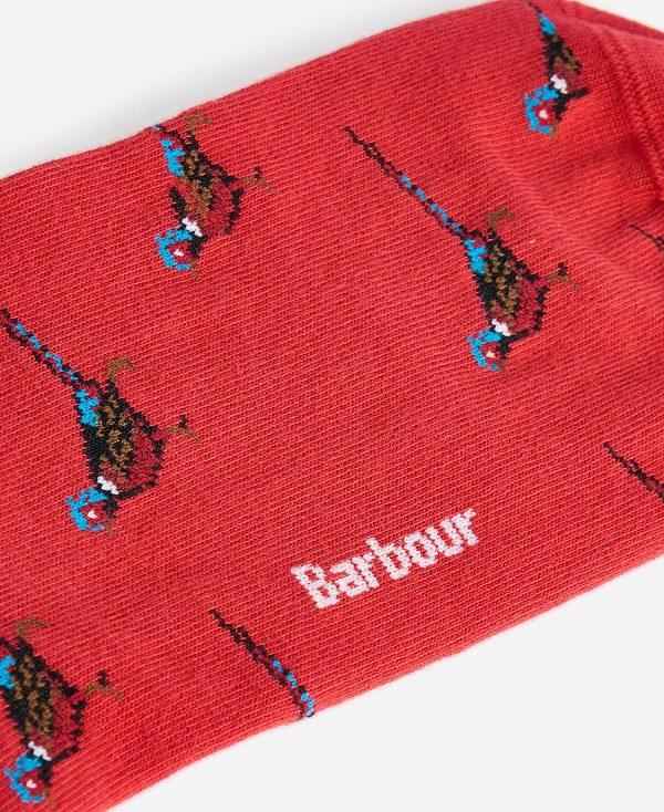 Barbour Mavin Socks Rød | BABO89133