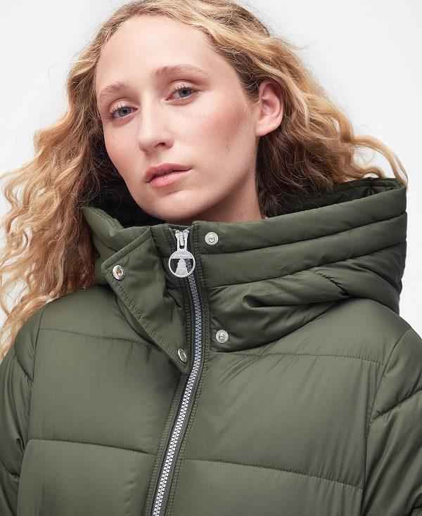 Barbour Mayfield Quilted Jacket Olivengrøn | BABO89282