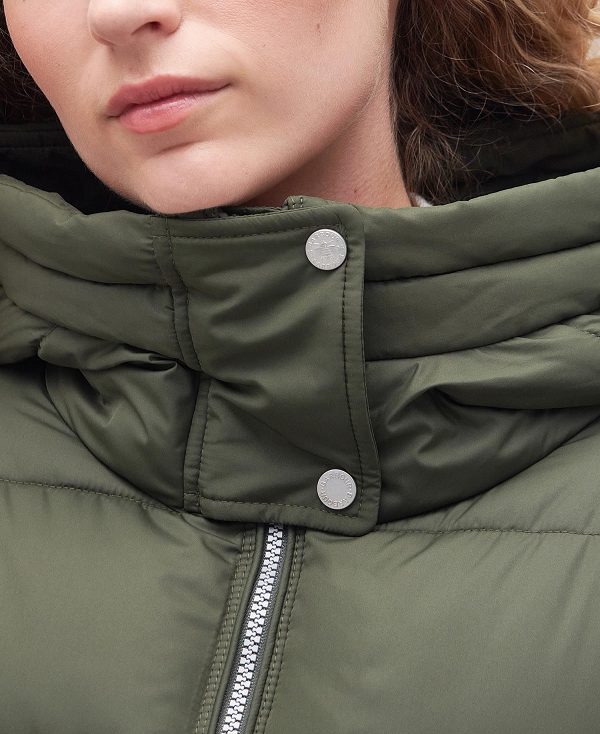 Barbour Mayfield Quilted Jacket Olivengrøn | BABO89282