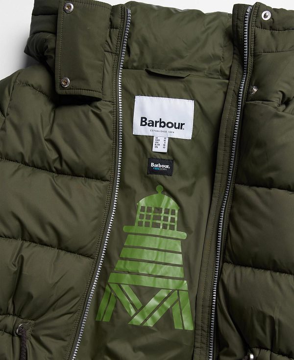 Barbour Mayfield Quilted Jacket Olivengrøn | BABO89282