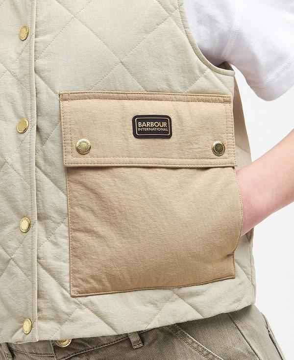 Barbour Mcrae Gilet Hvide | BABO89454