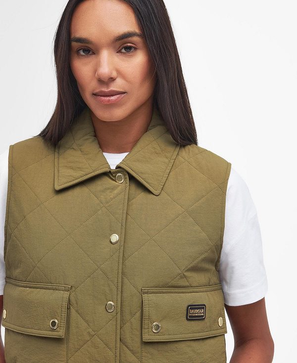 Barbour Mcrae Gilet Khaki | BABO89453