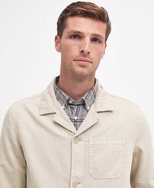 Barbour Melonby Overshirt Hvide | BABO87969