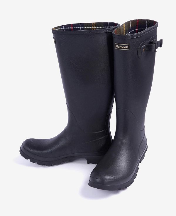 Barbour Men'S Bede Wellington Boots Sort | BABO88918