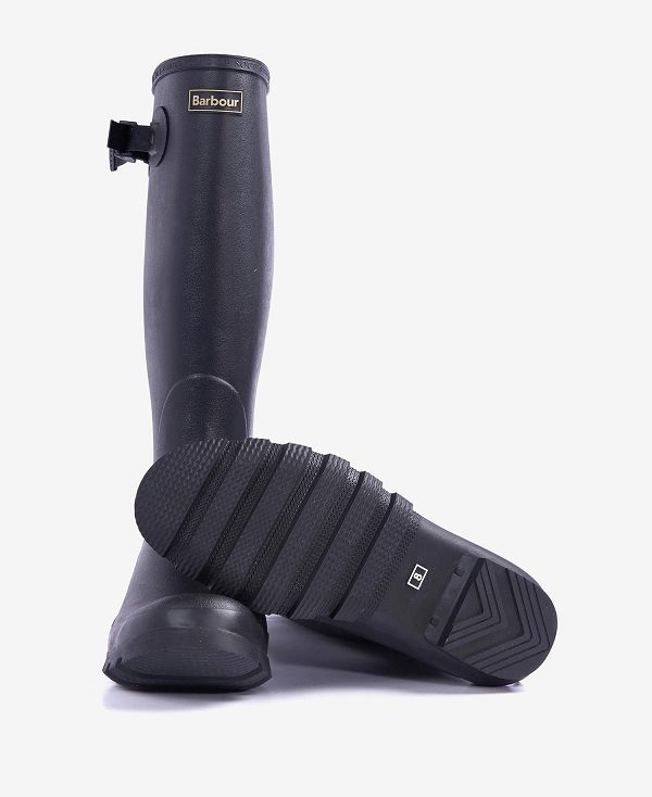 Barbour Men'S Bede Wellington Boots Sort | BABO88918