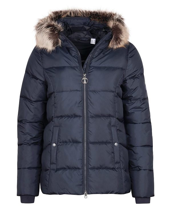 Barbour Midhurst Quilted Jacket Mørkeblå | BABO89323