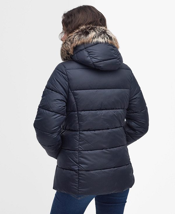 Barbour Midhurst Quilted Jacket Mørkeblå | BABO89323