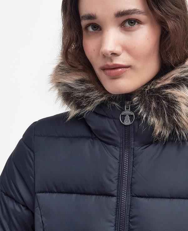 Barbour Midhurst Quilted Jacket Mørkeblå | BABO89323