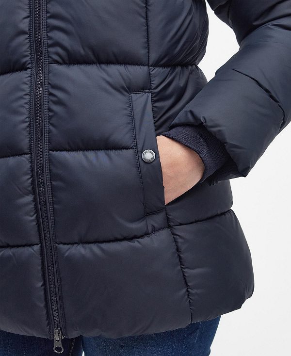 Barbour Midhurst Quilted Jacket Mørkeblå | BABO89323