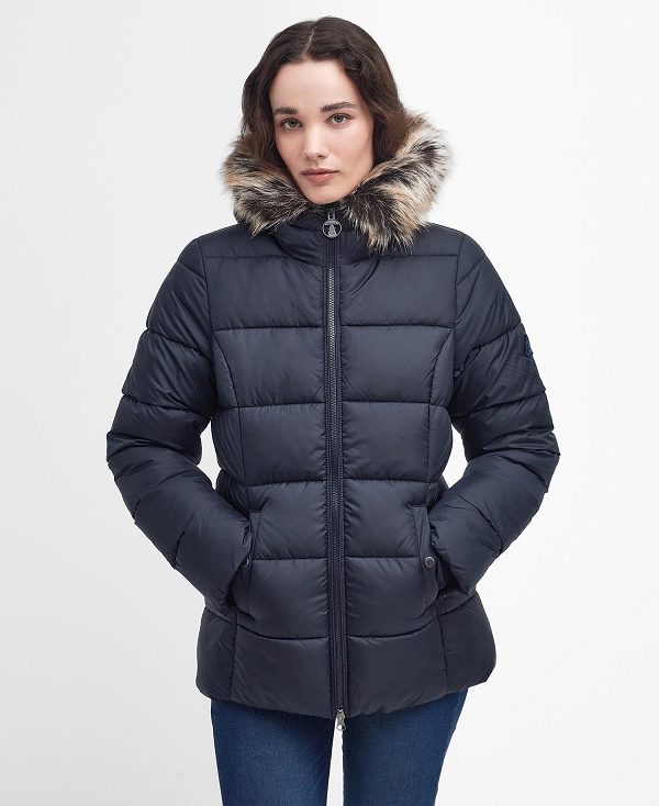 Barbour Midhurst Quilted Jacket Mørkeblå | BABO89323