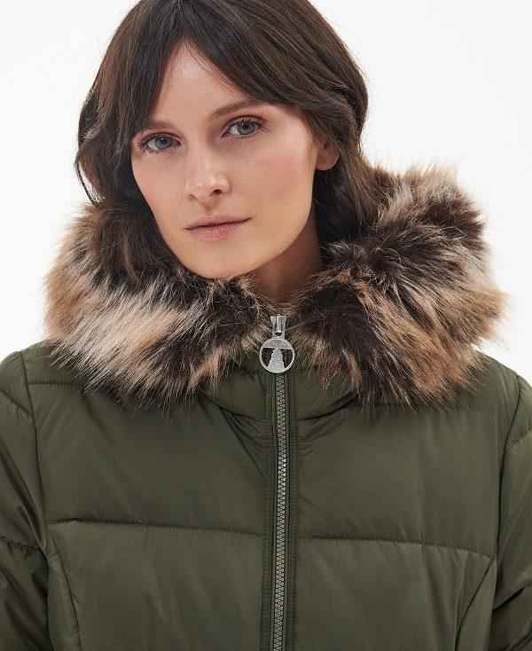 Barbour Midhurst Quilted Jacket Olivengrøn | BABO89331