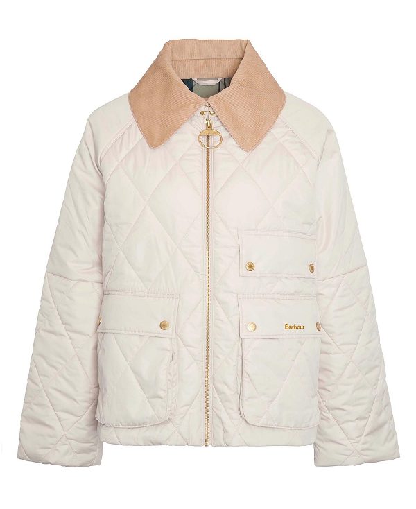 Barbour Milby Quilted Jacket Beige | BABO89353