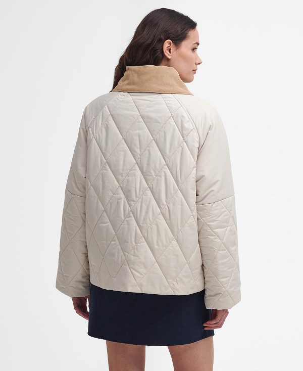 Barbour Milby Quilted Jacket Beige | BABO89353