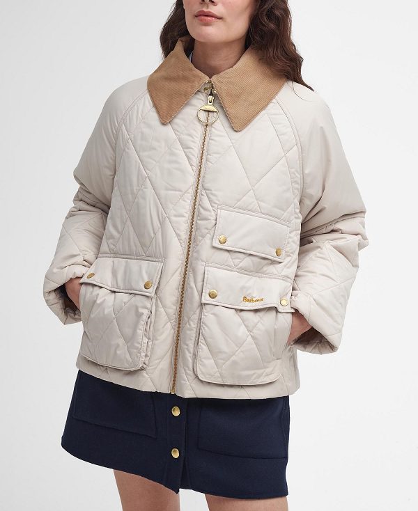 Barbour Milby Quilted Jacket Beige | BABO89353