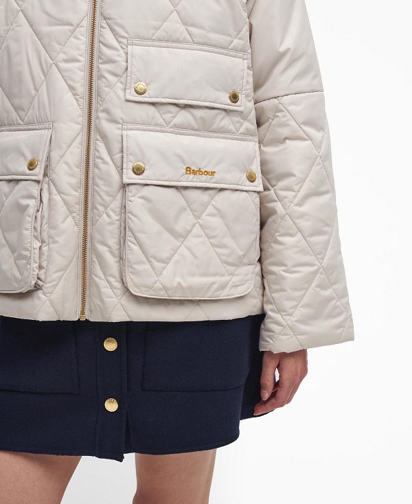 Barbour Milby Quilted Jacket Beige | BABO89353