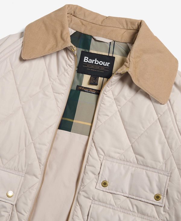 Barbour Milby Quilted Jacket Beige | BABO89353