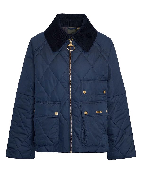 Barbour Milby Quilted Jacket Mørkeblå | BABO89366