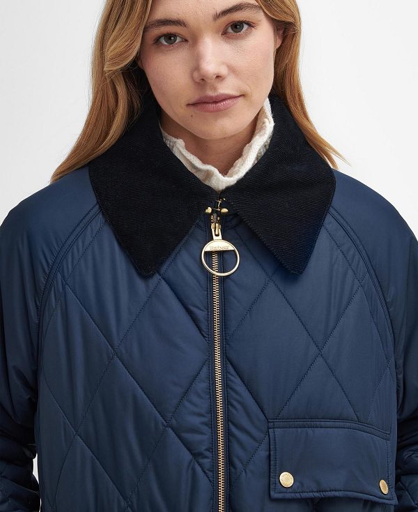 Barbour Milby Quilted Jacket Mørkeblå | BABO89366