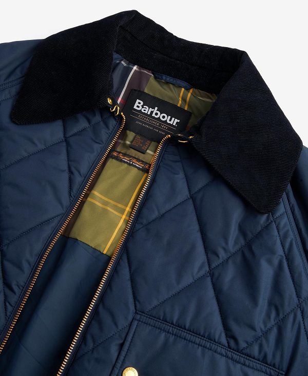 Barbour Milby Quilted Jacket Mørkeblå | BABO89366