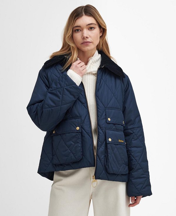 Barbour Milby Quilted Jacket Mørkeblå | BABO89366