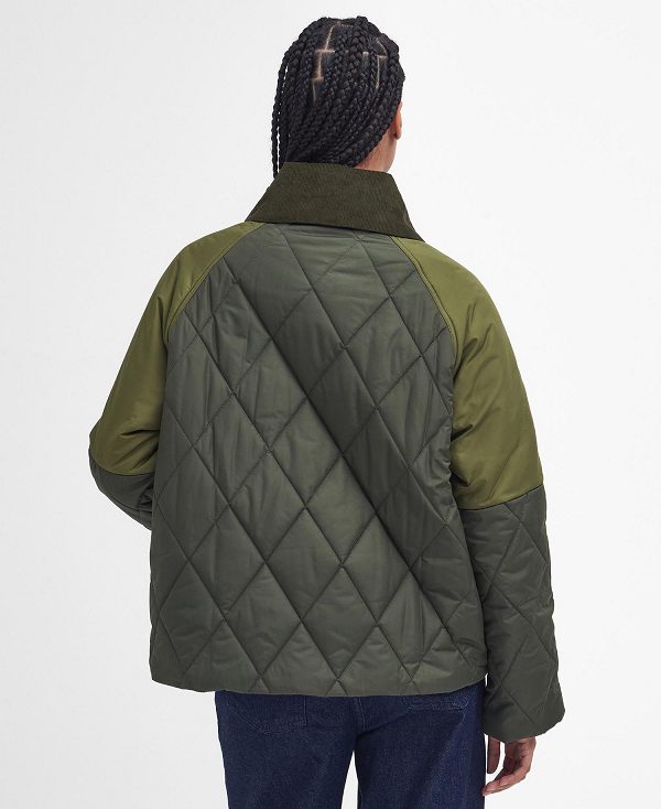 Barbour Milby Quilted Jacket Olivengrøn | BABO89371