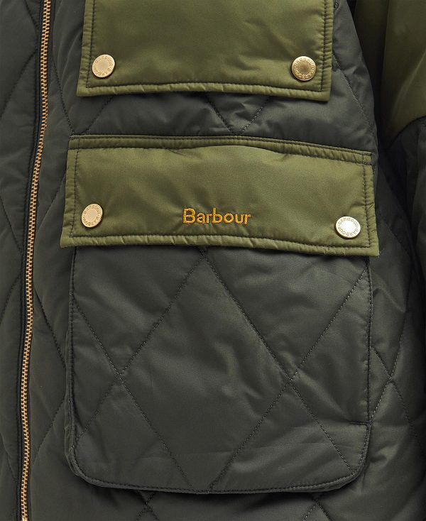 Barbour Milby Quilted Jacket Olivengrøn | BABO89371