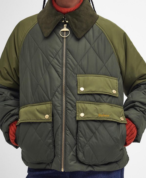 Barbour Milby Quilted Jacket Olivengrøn | BABO89371