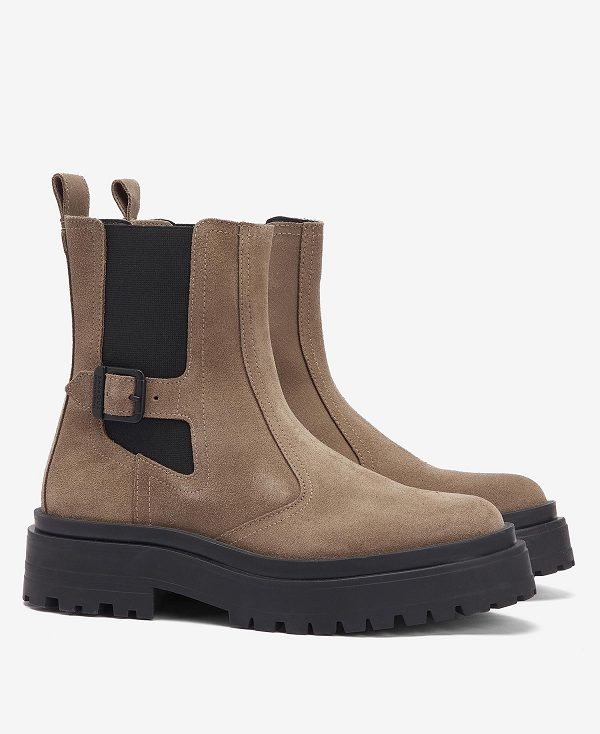 Barbour Milla Chelsea Boots Beige | BABO89868