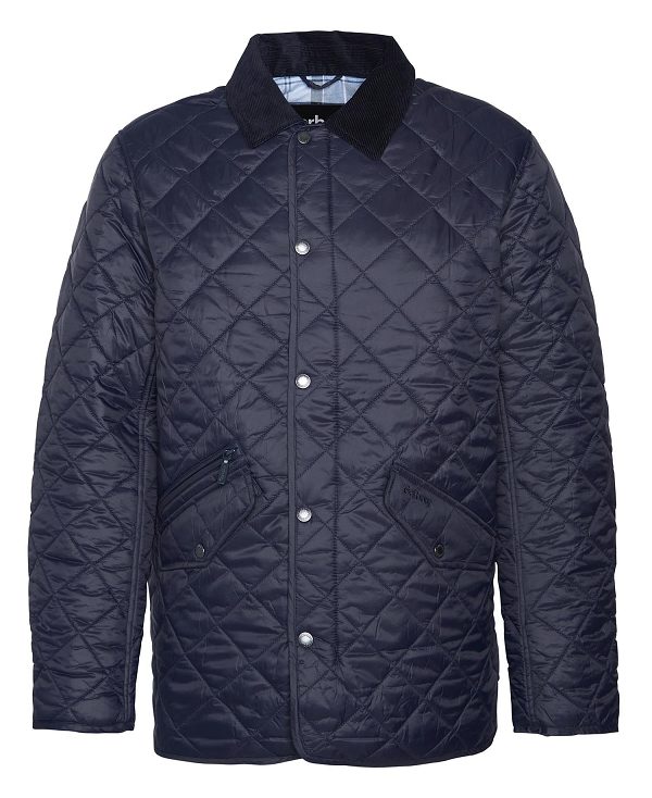 Barbour Modern Chelsea Quilted Jacket Mørkeblå | BABO87333