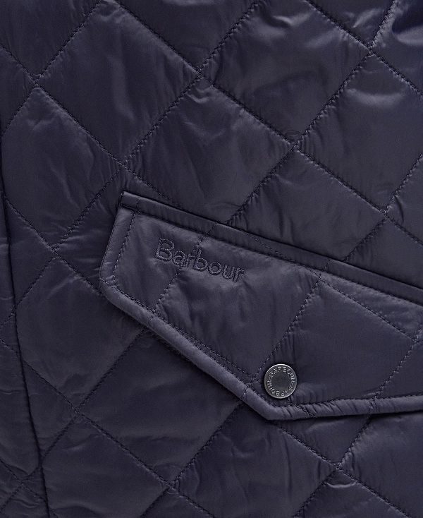 Barbour Modern Chelsea Quilted Jacket Mørkeblå | BABO87333