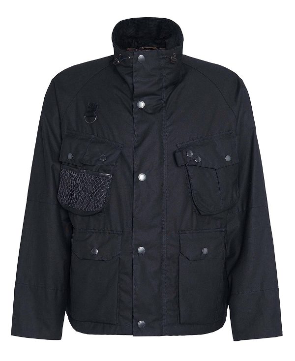 Barbour Modified Dryfly Waxed Jacket Sort | BABO87288