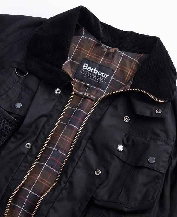 Barbour Modified Dryfly Waxed Jacket Sort | BABO87288