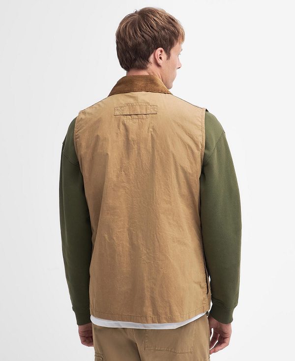 Barbour Modified Transport Vest Khaki | BABO87550