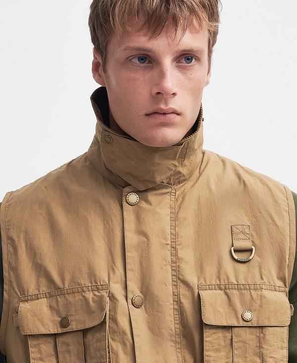 Barbour Modified Transport Vest Khaki | BABO87550