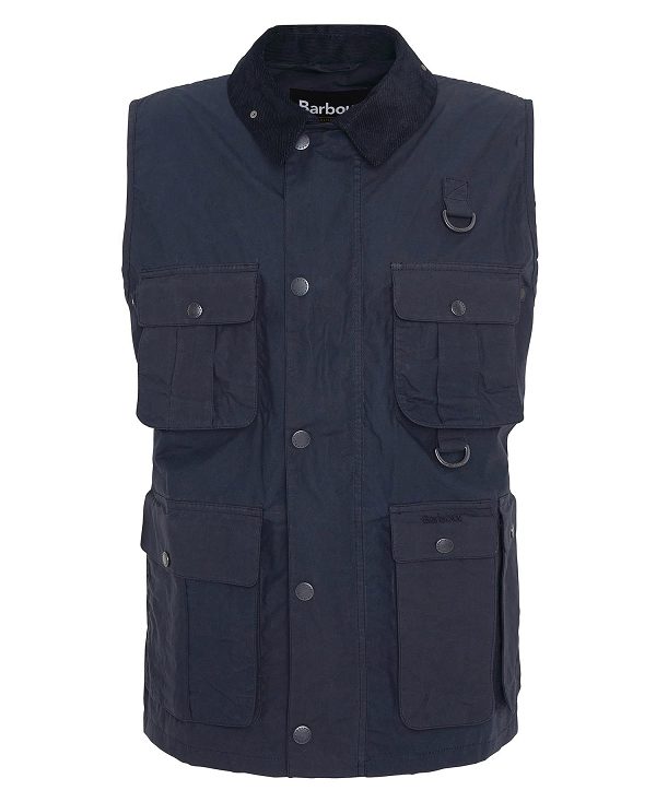 Barbour Modified Transport Vest Mørkeblå | BABO87538