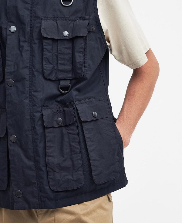 Barbour Modified Transport Vest Mørkeblå | BABO87538