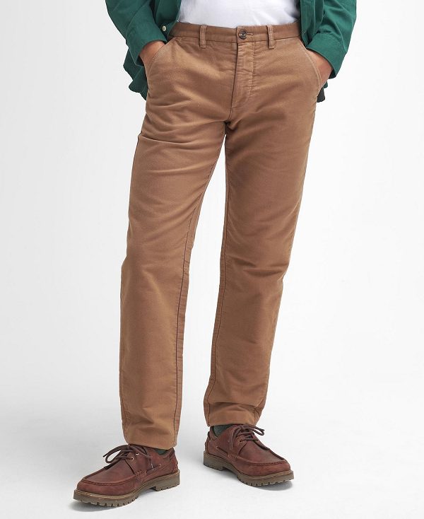 Barbour Moleskin Tailored Trousers Brune | BABO88836